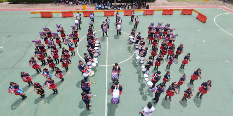 Campo Marte cierra el mes patrio con una presentación de bandas