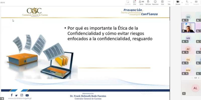 Personal de Uncosu fortalece sus conocimientos en materia de ética y confidencialidad