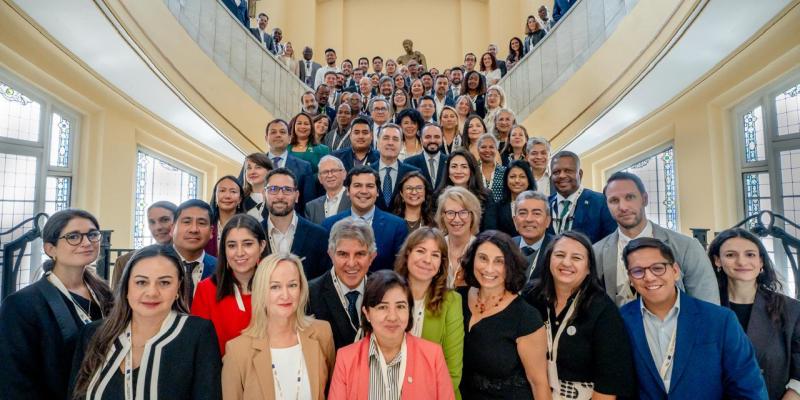 Estas dobles sesiones formaron parte de proceso de cooperación birregional y dieron continuidad al Diálogo Político de Alto Nivel que se llevó a cabo en Montevideo (Uruguay) en octubre de 2024