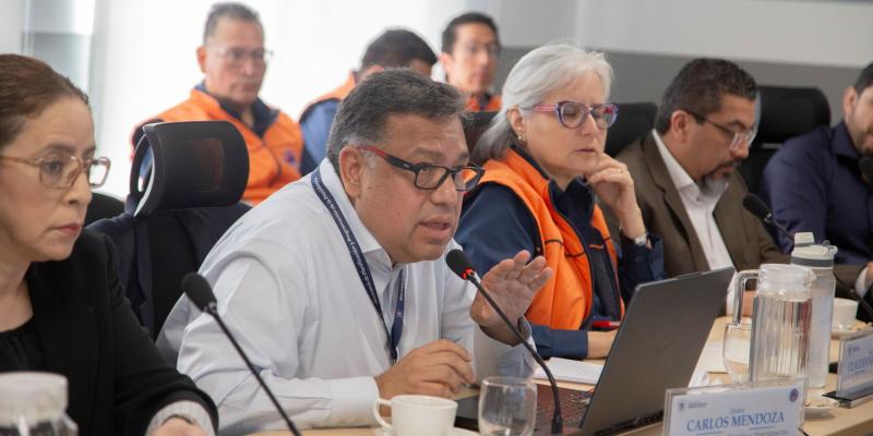 La mesa técnica interinstitucional fue encabezada por el titular de la SEGEPLAN, Carlos Mendoza.