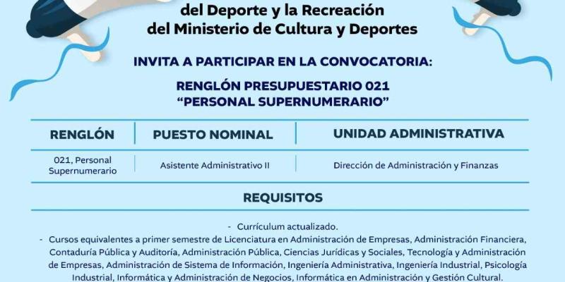 ¡Sé parte de nuestro equipo! Conoce las plazas disponibles