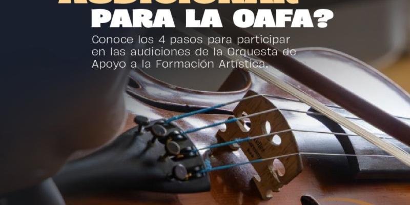¡Esta noche cierra el registro para las audiciones de la Orquesta!