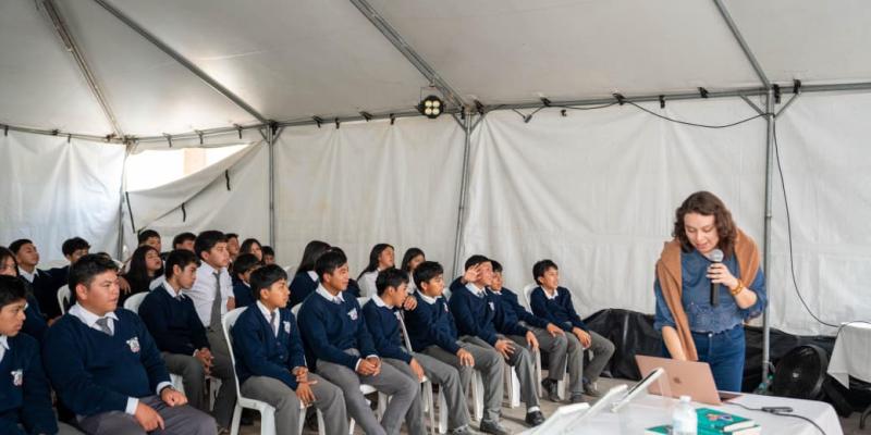 Feria del Libro al Viento 2026: El legado de Miguel Ángel Asturias cobró vida en Huehuetenango